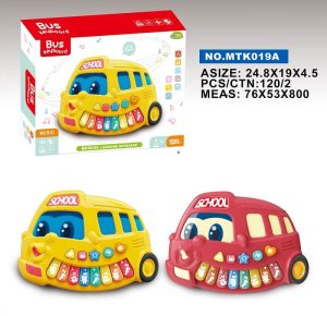 Cartoon Collection Baby Keyboard Toys - School Bus (MTK019)